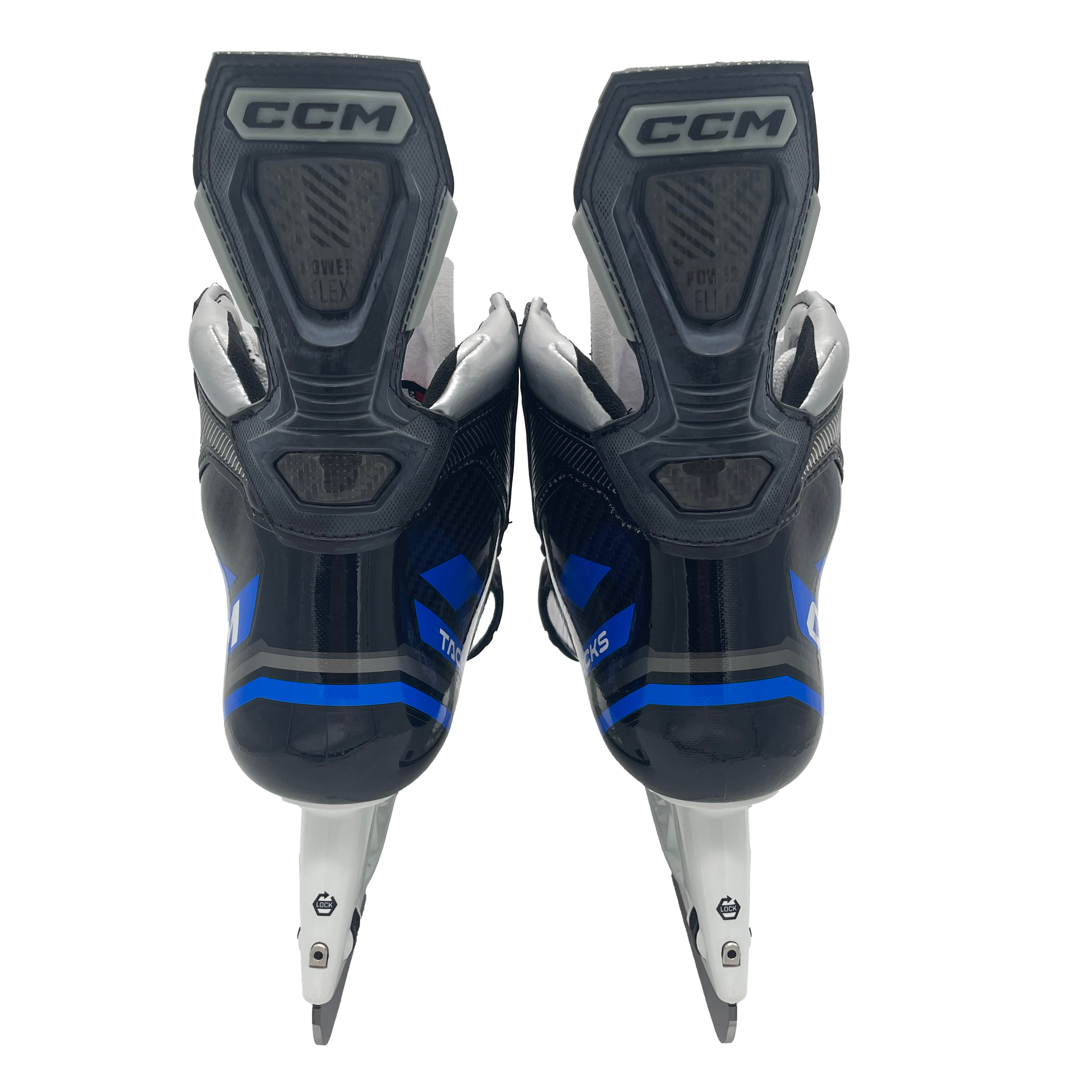 Patins de hockey CCM Tacks AS-V Pro - Taille 8.5R (noir/bleu)